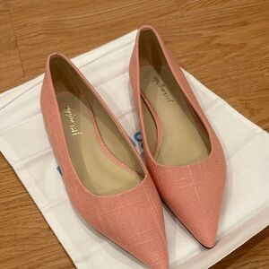 J. McLaughlin Women's Pink Pointed Flats